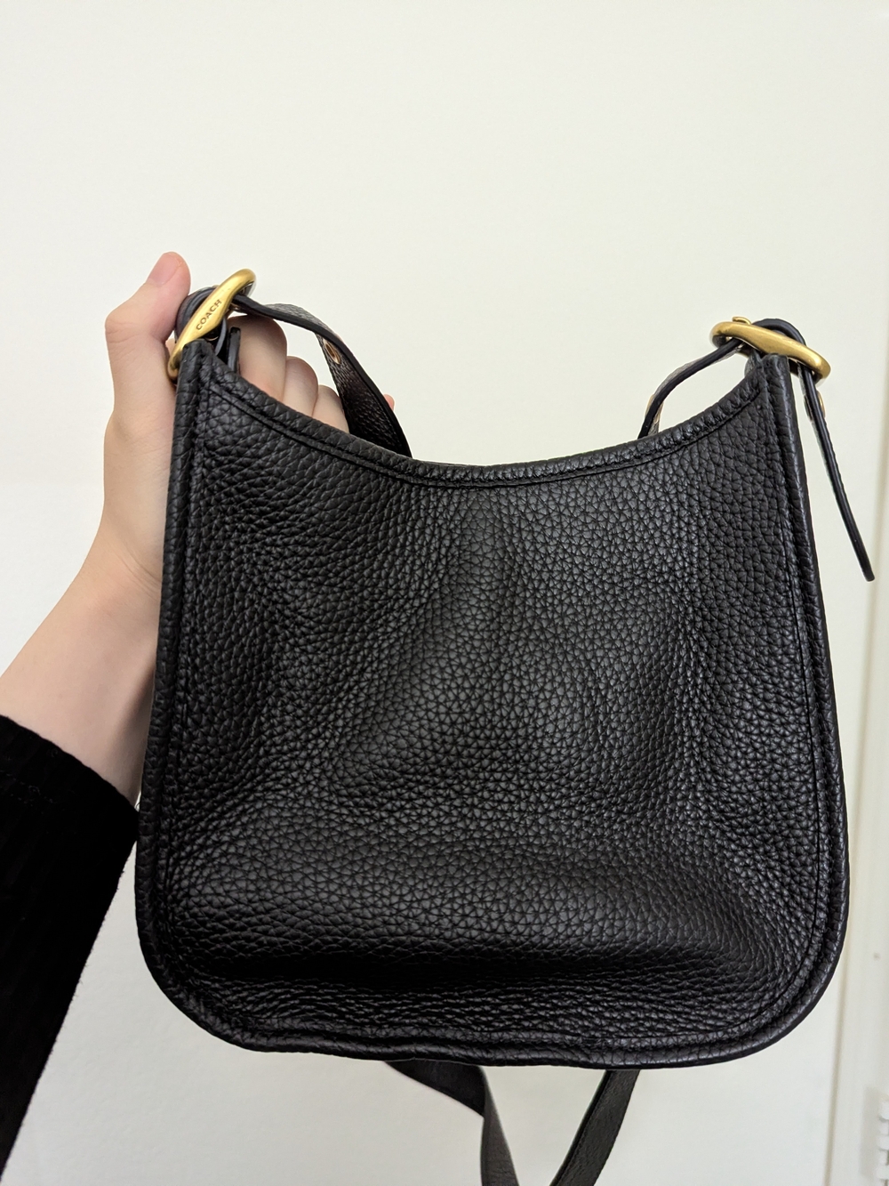 Coach 1941 Emery Crossbody 21 Black Pebble Leather Bag 89125 Brass EOC - Picture 2 of 10